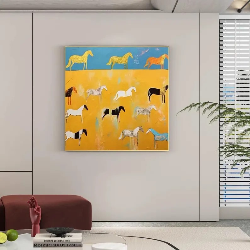 Abstract Horse Painting #ABSY523