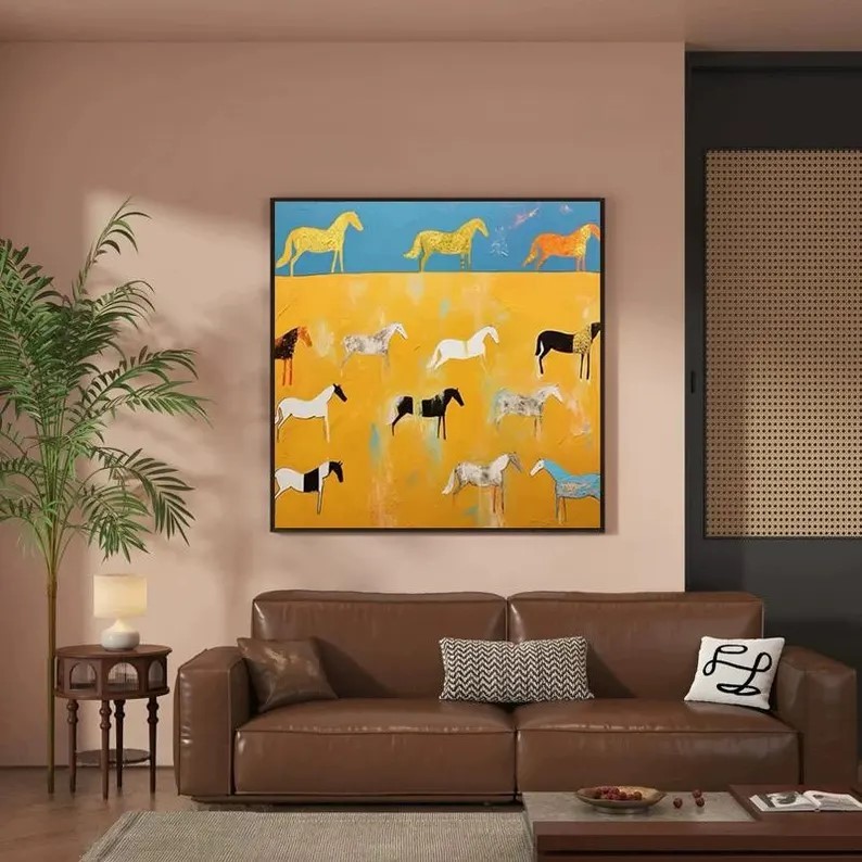Abstract Horse Painting #ABSY523