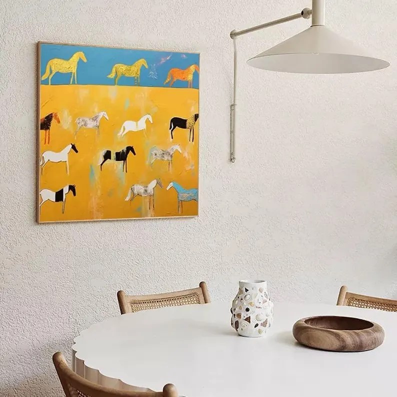 Abstract Horse Painting #ABSY523