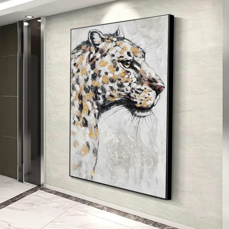 Gold Tiger Painting #ABSY524