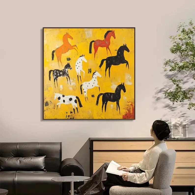 Horse Oil Painting #ABSY531