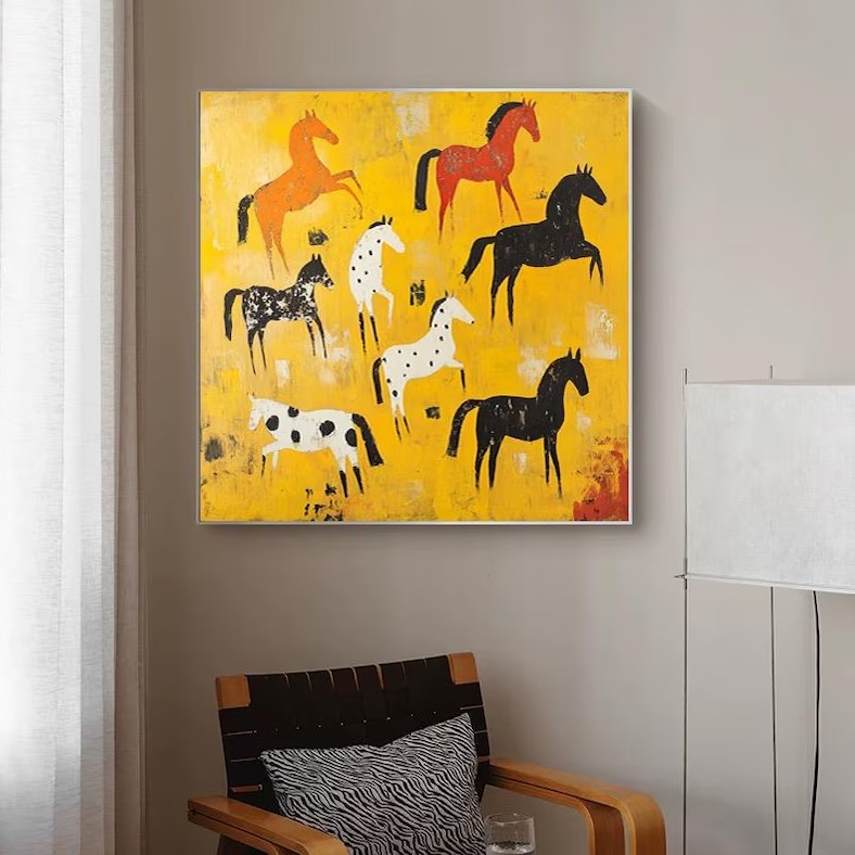 Horse Oil Painting #ABSY531