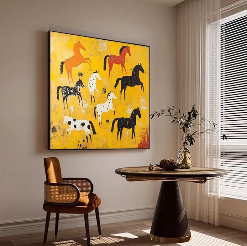 Horse Oil Painting #ABSY531