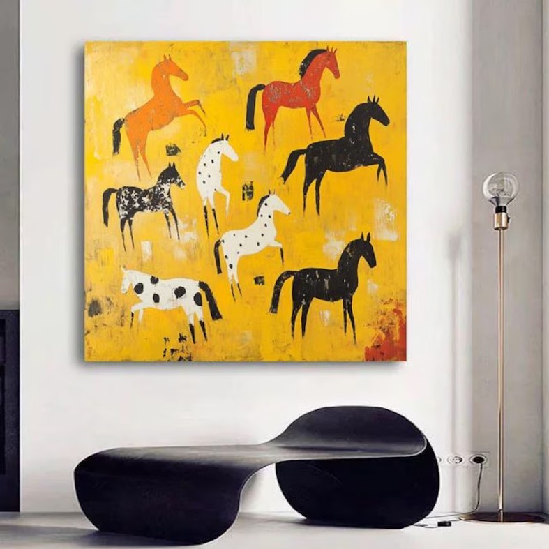 Horse Oil Painting #ABSY531