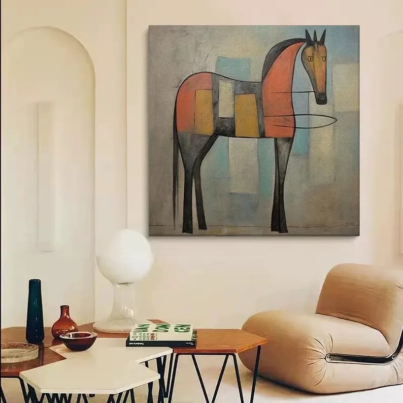 Geometric Horse Painting #ABSY539