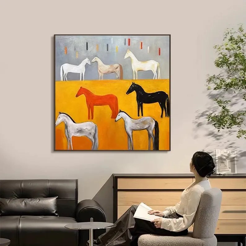 Abstract Horse Painting #ABSY541