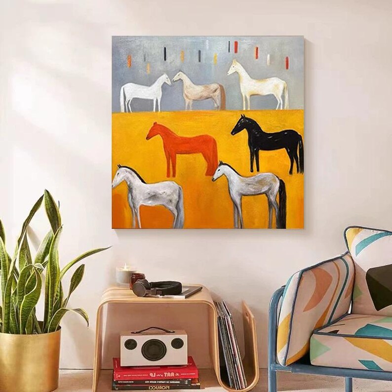 Abstract Horse Painting #ABSY541