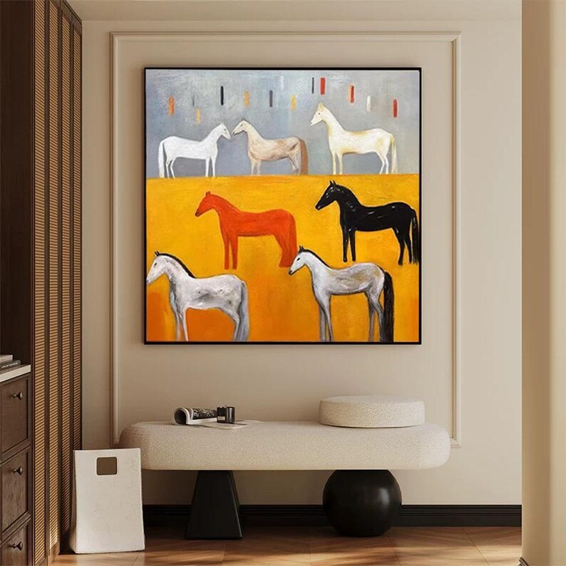 Abstract Horse Painting #ABSY541