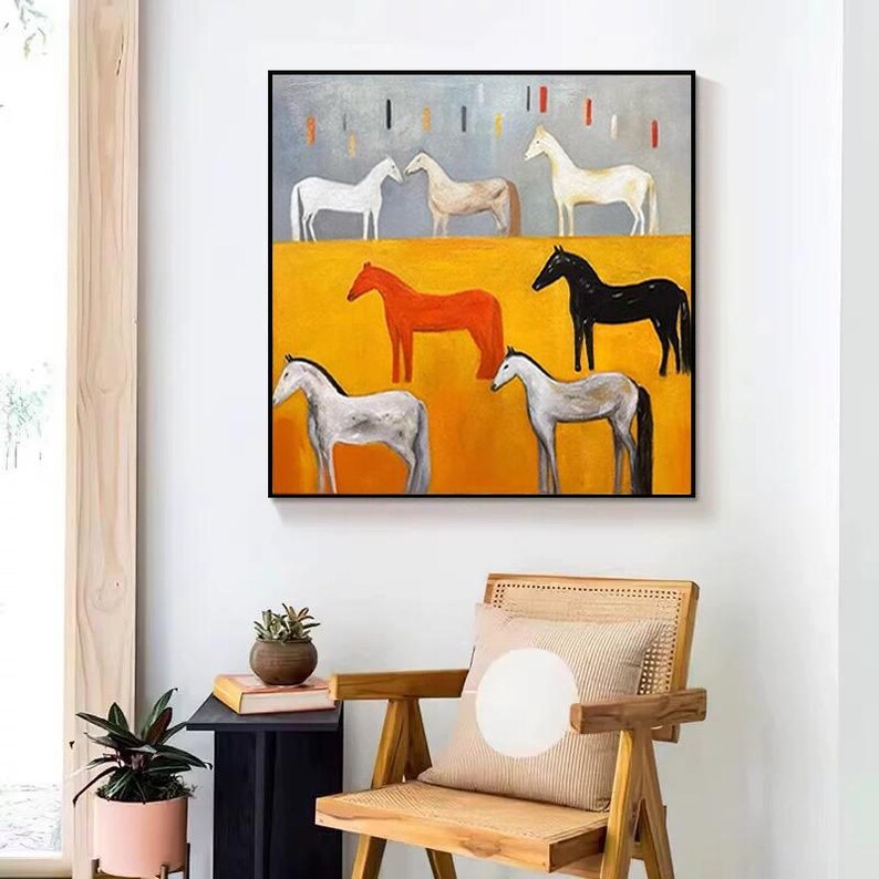 Abstract Horse Painting #ABSY541