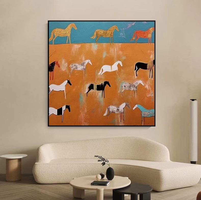 Running Horse Painting #ABSY542