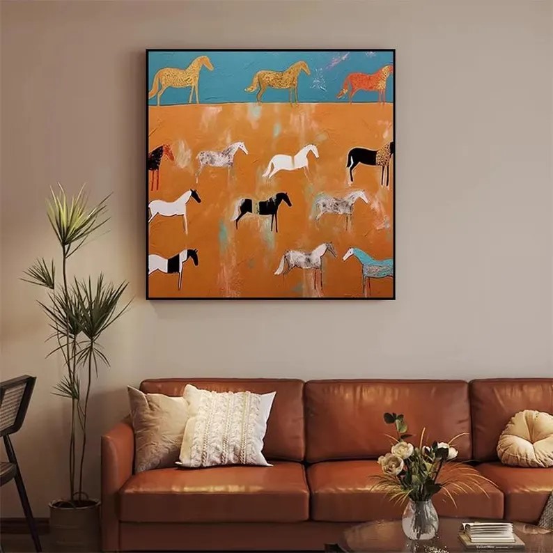 Running Horse Painting #ABSY542