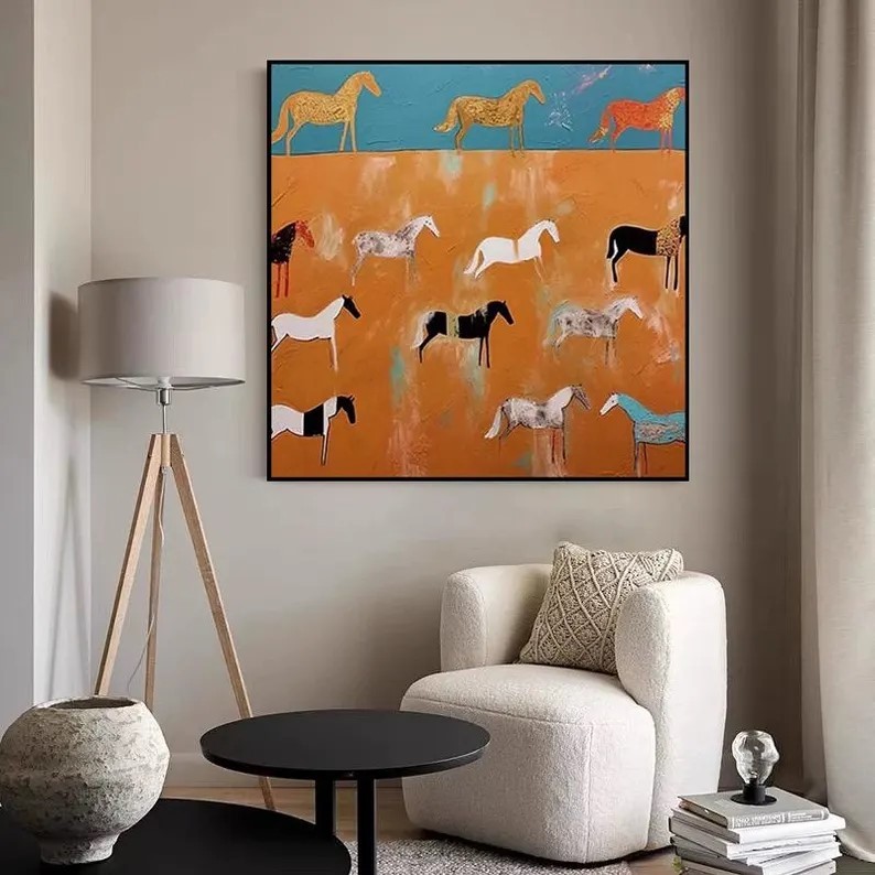Running Horse Painting #ABSY542