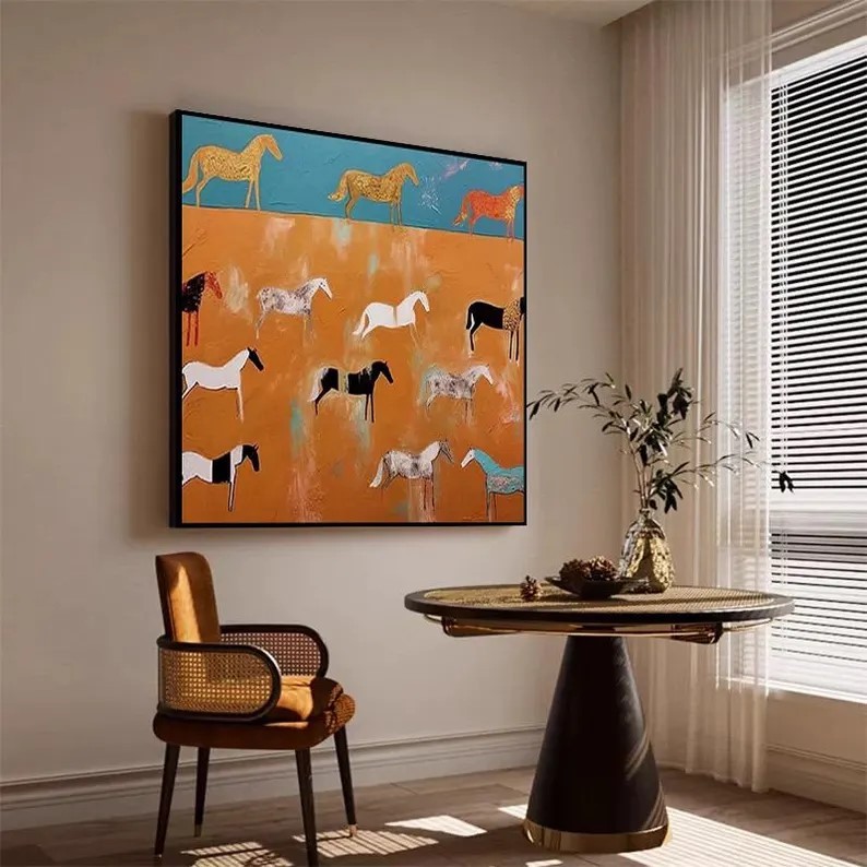 Running Horse Painting #ABSY542