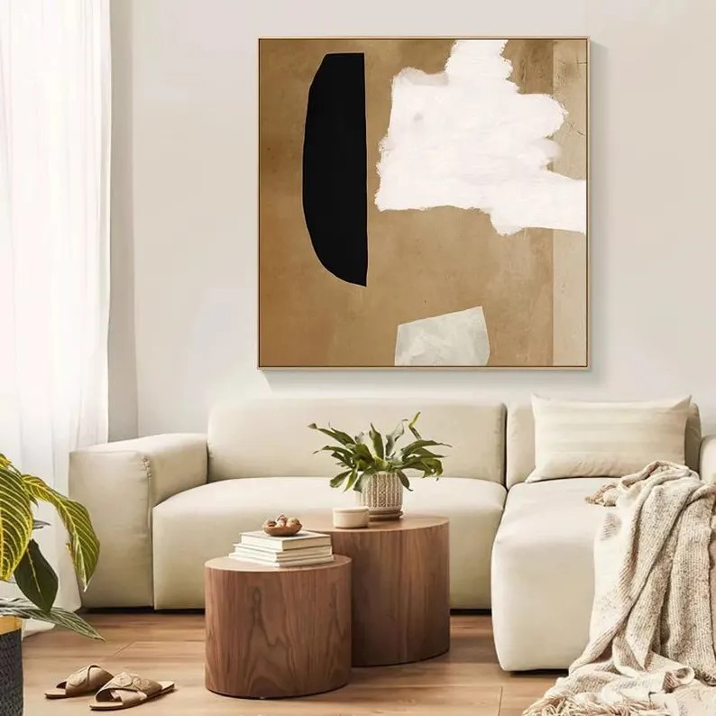 Beige Neutral Painting #ABSY380