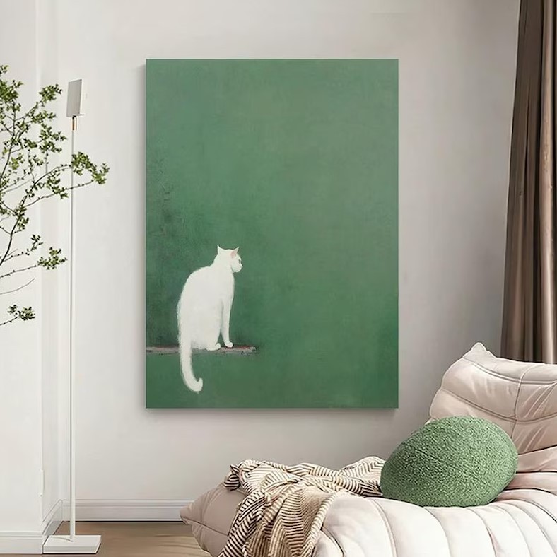 Cat Oil Painting #ABSY528