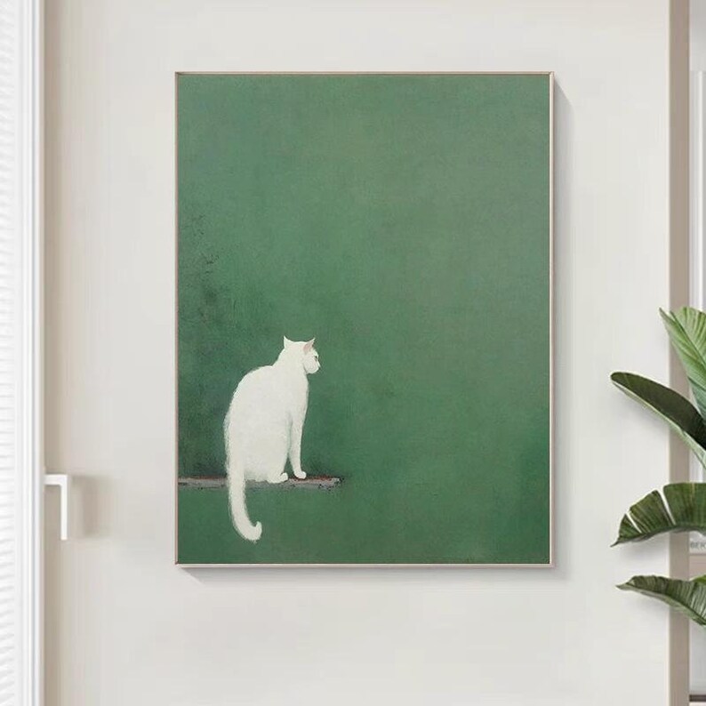 Cat Oil Painting #ABSY528