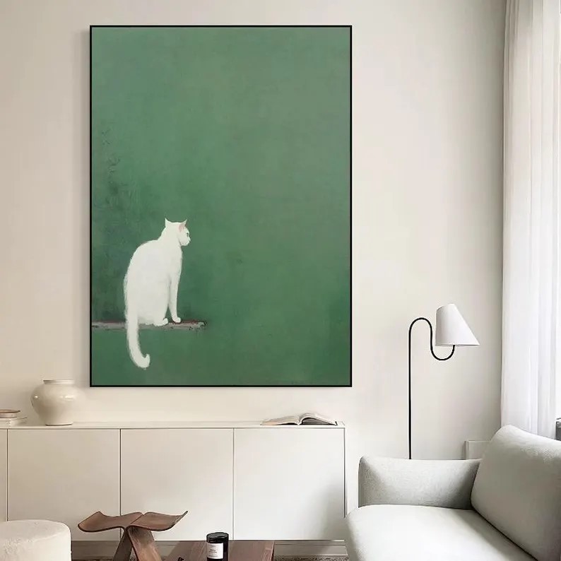 Cat Oil Painting #ABSY528