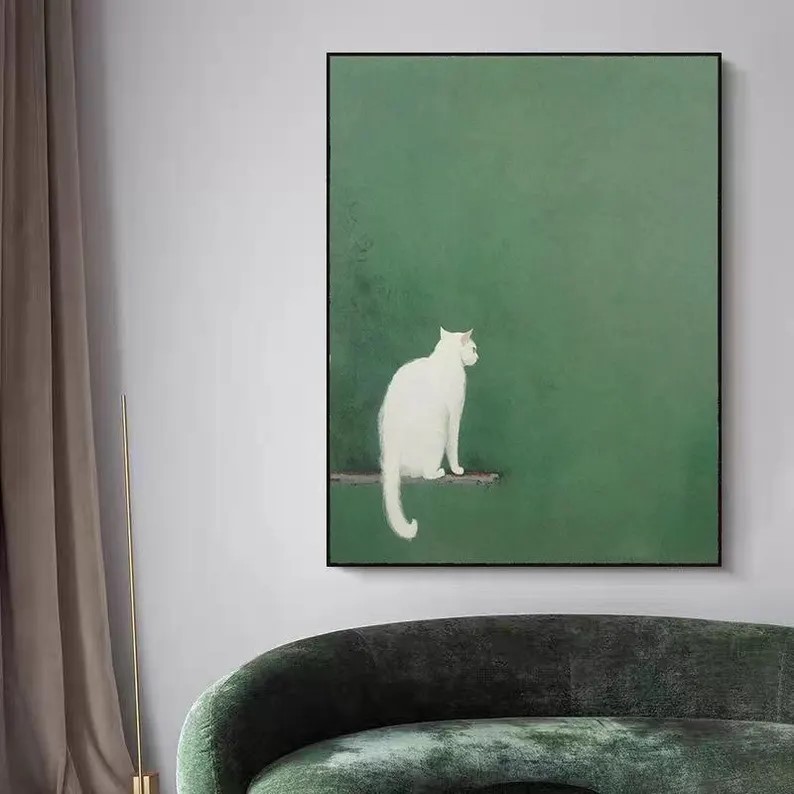 Cat Oil Painting #ABSY528