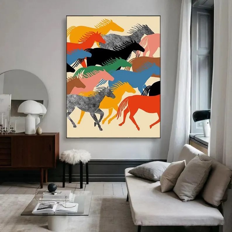 Horse Oil Painting #ABSY529