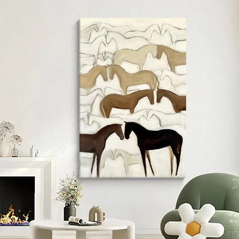 Horse Oil Painting #ABSY530
