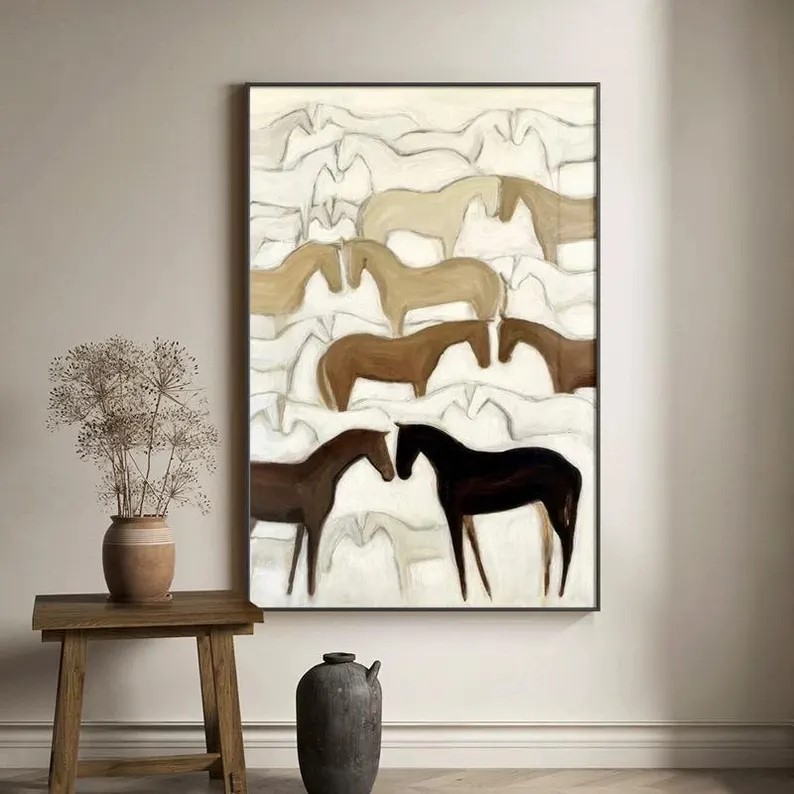 Horse Oil Painting #ABSY530
