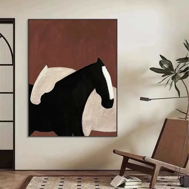 Abstract Horse Painting #ABSY533