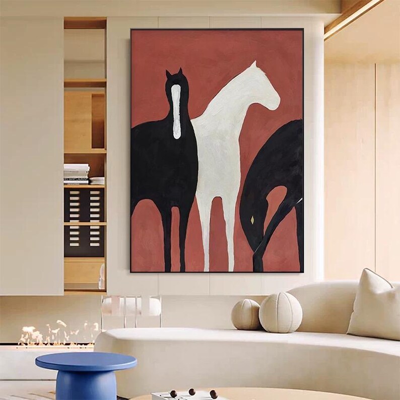 Horse Oil Painting #ABSY534