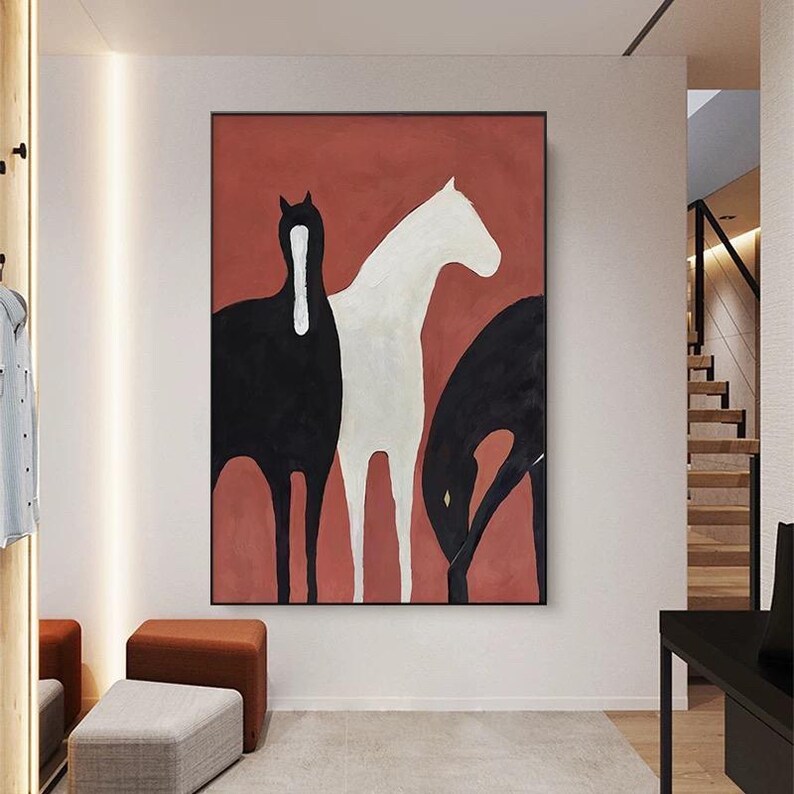 Horse Oil Painting #ABSY534