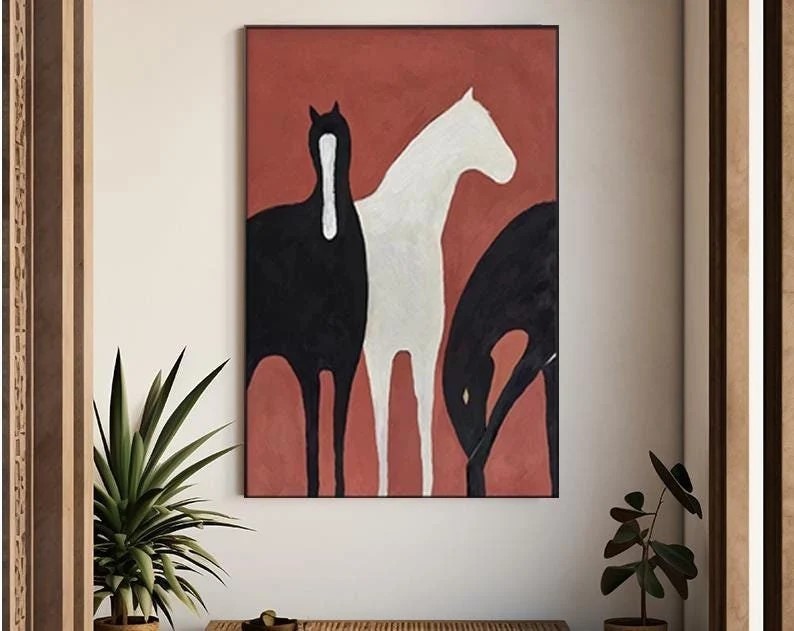 Horse Oil Painting #ABSY534