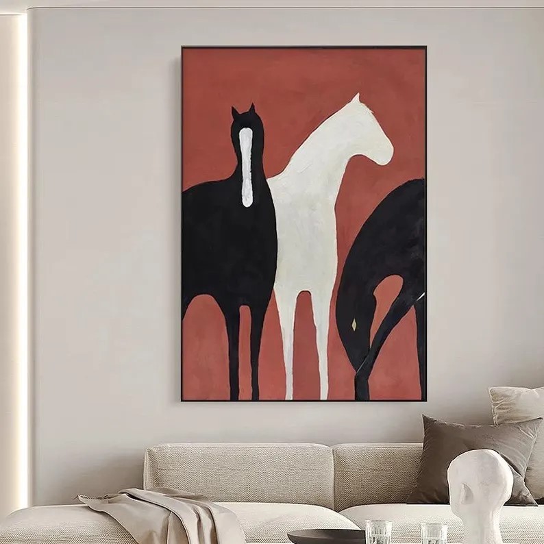 Horse Oil Painting #ABSY534