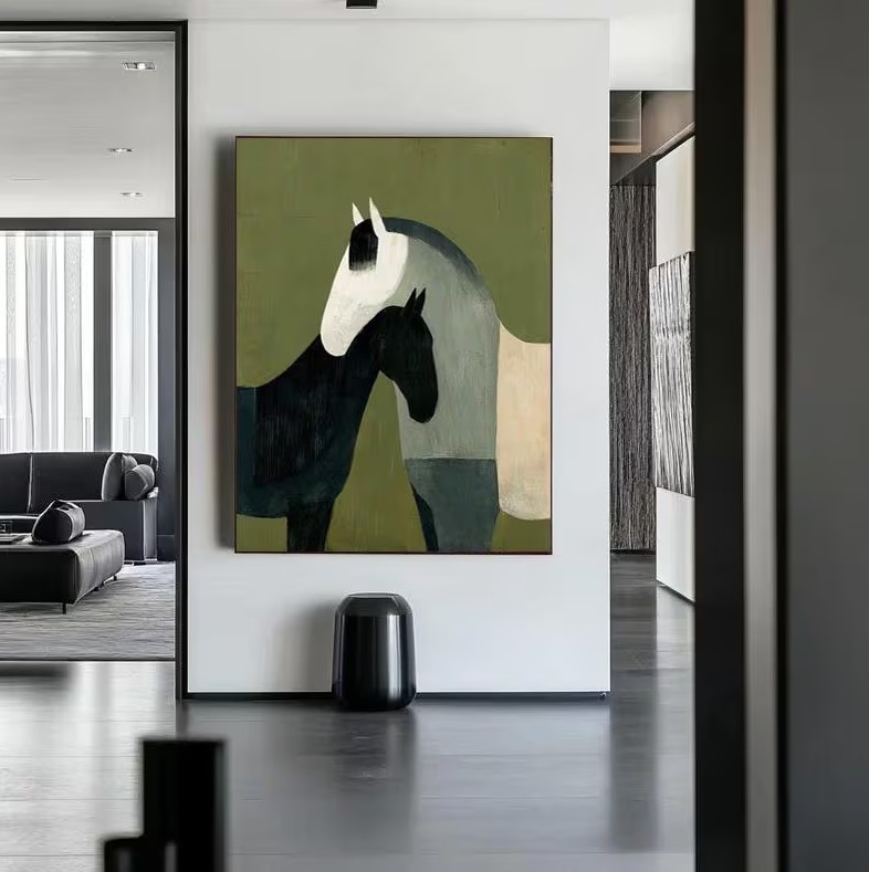 Horse Oil Painting #ABSY535