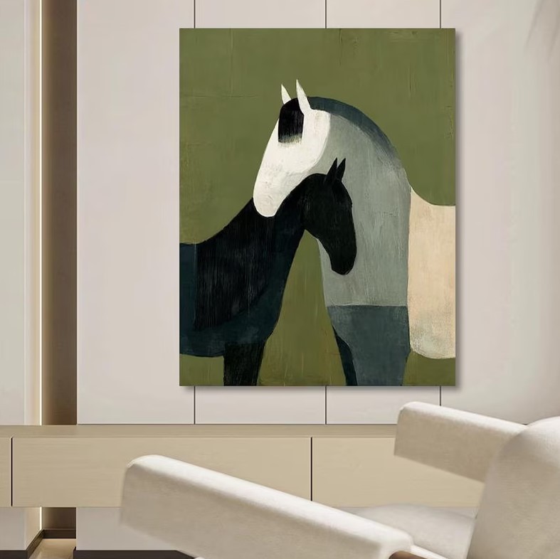 Horse Oil Painting #ABSY535
