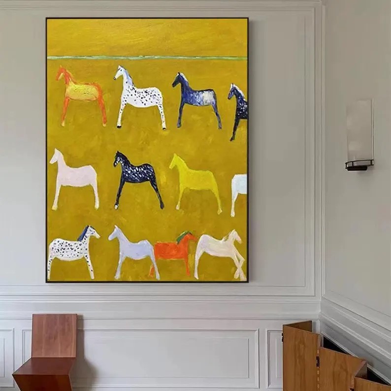 Horse Oil Painting #ABSY537