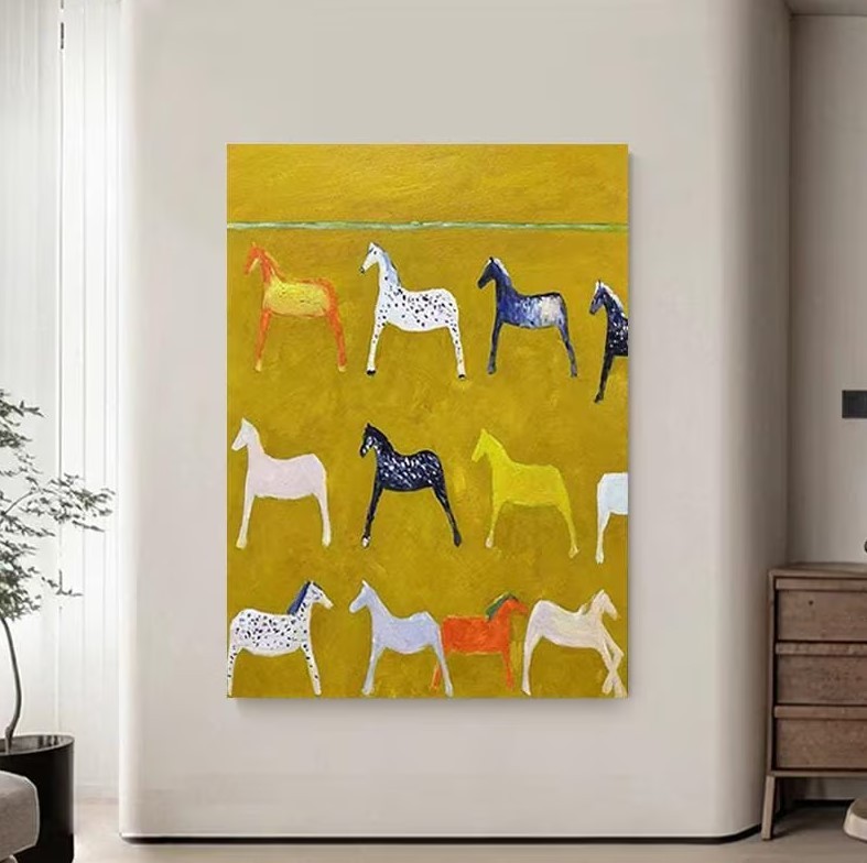 Horse Oil Painting #ABSY537
