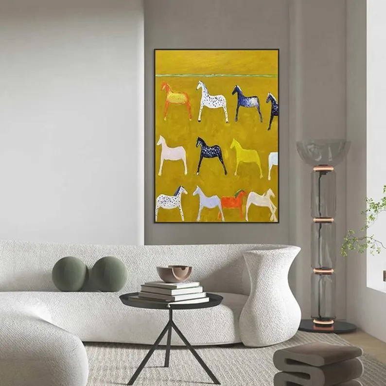 Horse Oil Painting #ABSY537