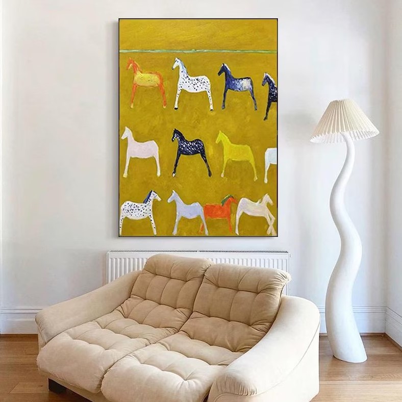 Horse Oil Painting #ABSY537