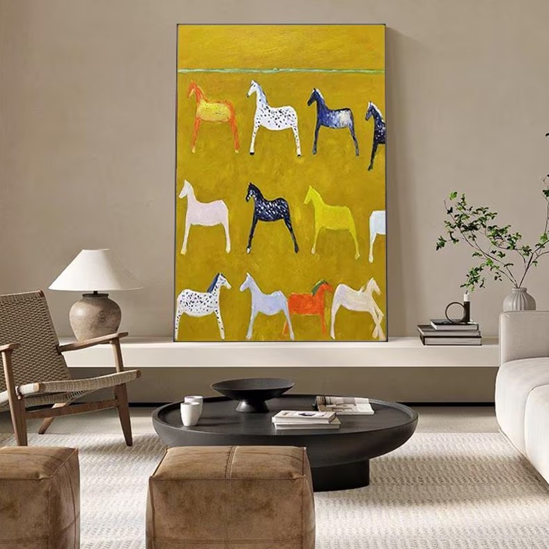Horse Oil Painting #ABSY537