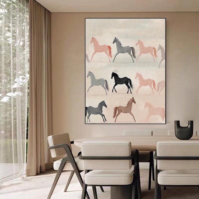Horse Oil Painting #ABSY538