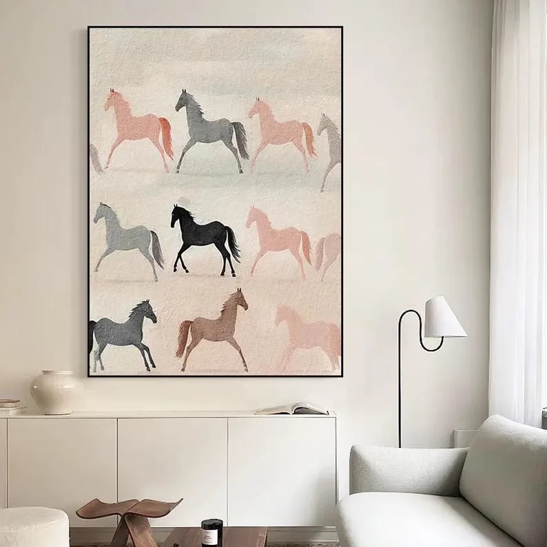 Horse Oil Painting #ABSY538