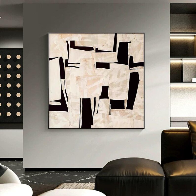 Beige Abstract Painting #ABSY383