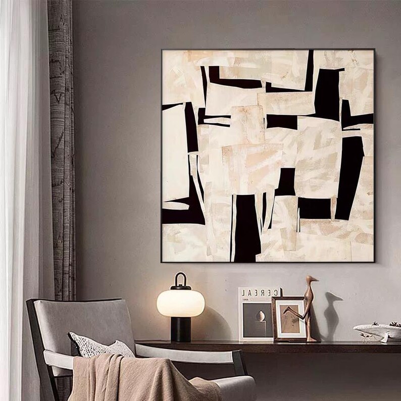 Beige Abstract Painting #ABSY383