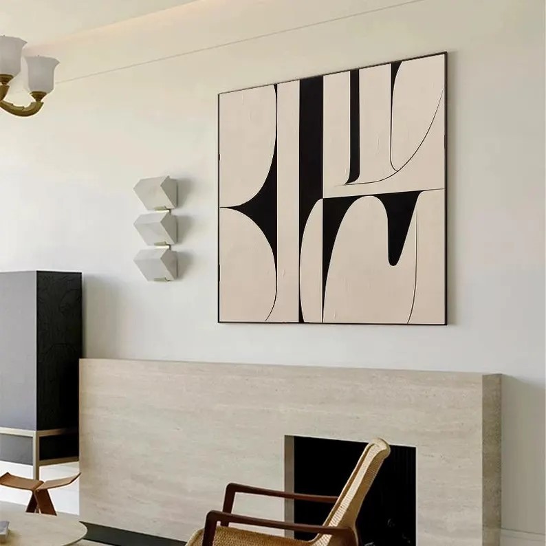 Neutral Abstract Painting #ABSY385