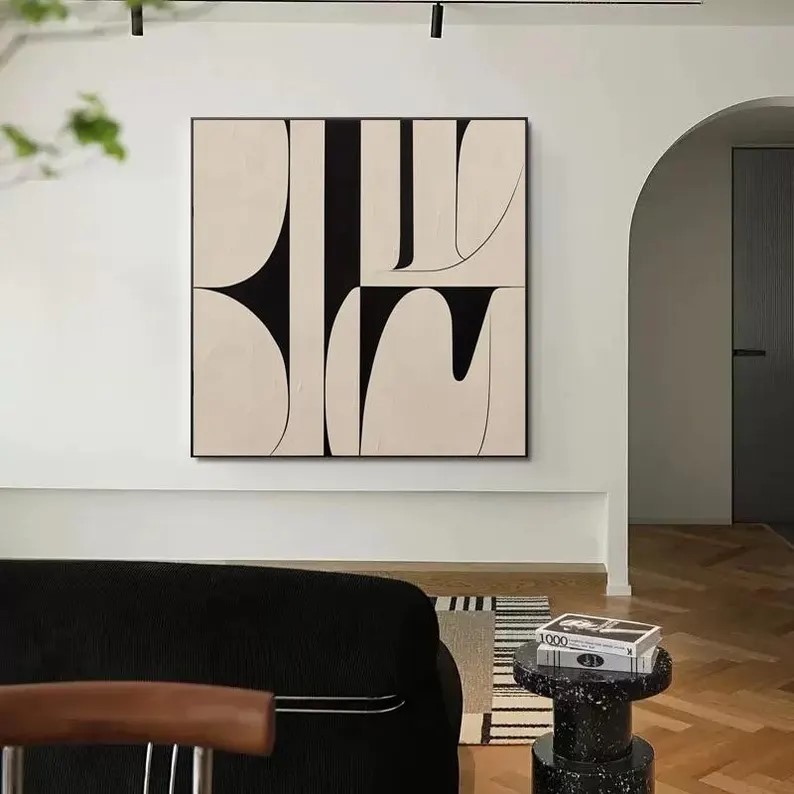 Neutral Abstract Painting #ABSY385