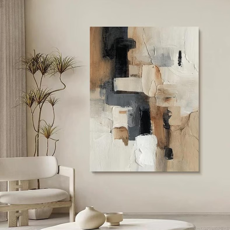 Neutral Oil Painting #ABSY389