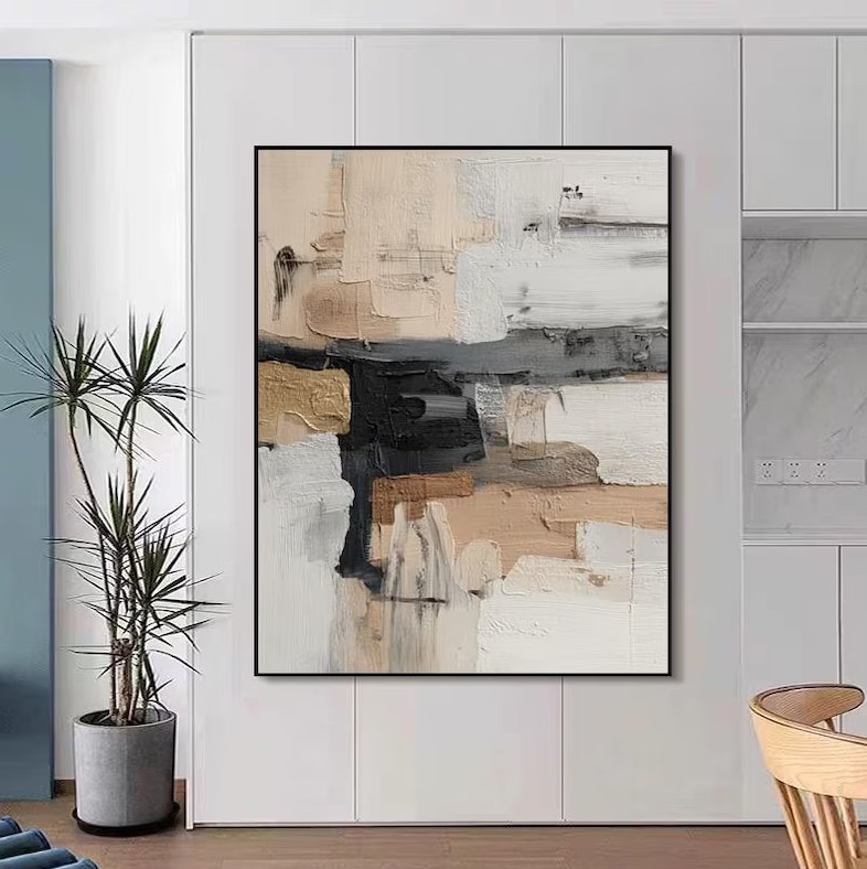 Large Abstract Painting #ABSY391