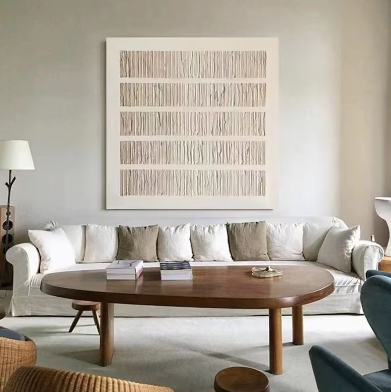 Beige Textured Painting #ABSY393
