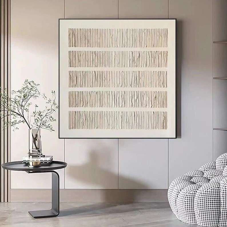 Beige Textured Painting #ABSY393