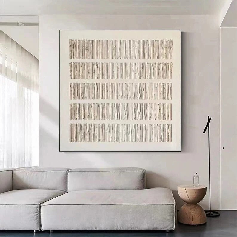 Beige Textured Painting #ABSY393