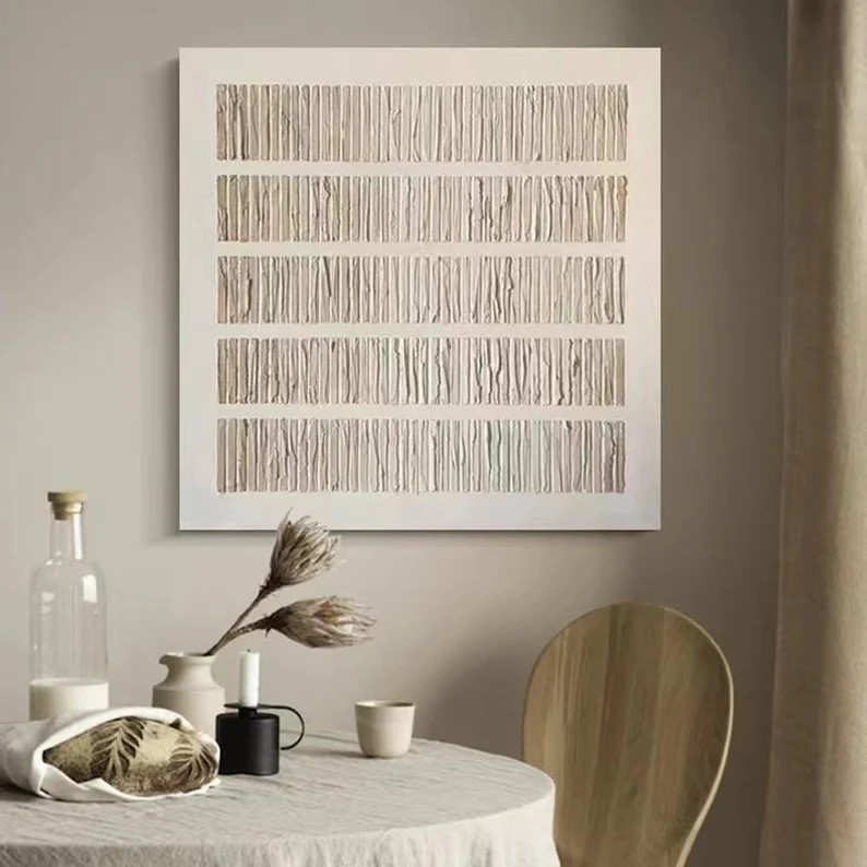 Beige Textured Painting #ABSY393