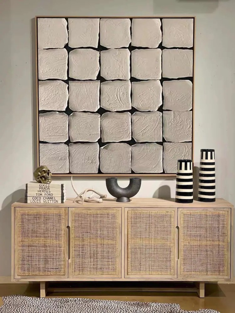 Beige Cube Painting #ABSY401